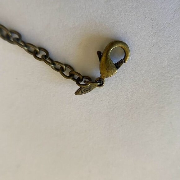 Vintage Avon Blue Beaded Pendant Necklace – Turquoise & Aqua Glass Beads, Boho S - Picture 7 of 8